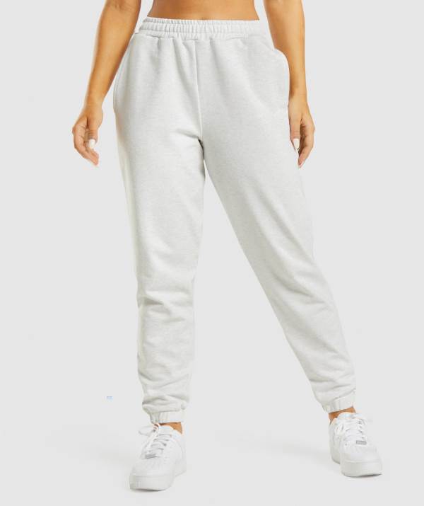 Damske Joggers Gymshark Rest Day Sweats Biele | FL8235610